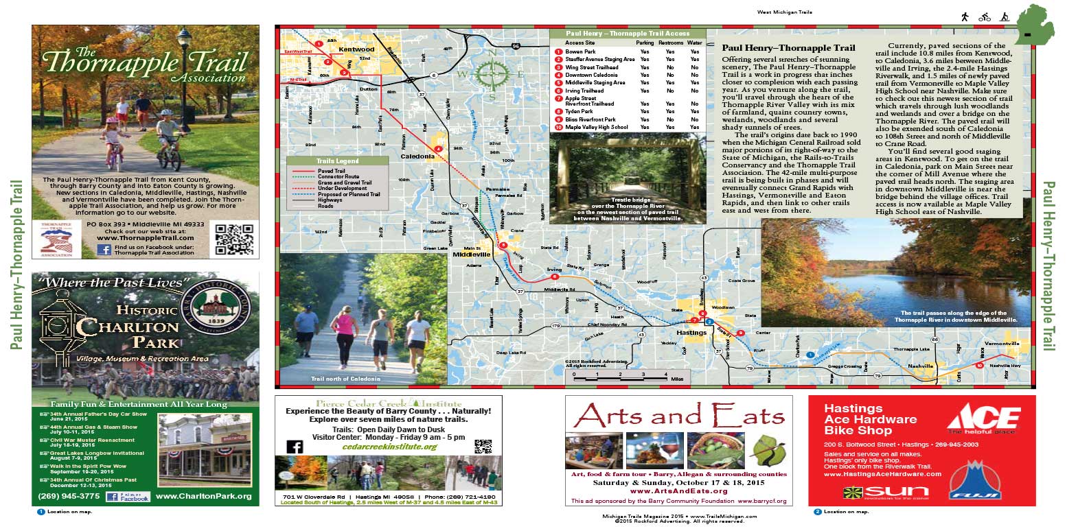 Paul Henry — Thornapple Trail Map